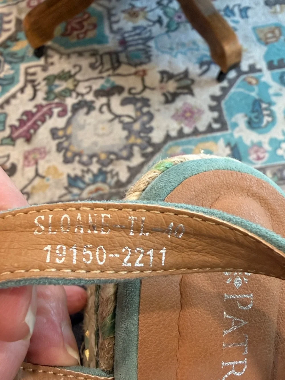 PATRIZiA Woman’s Sloane by Spring Step Espadrille Wedge Sandal size 9